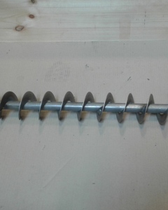 Volution top for tube auger 102mm Dia 85-27 red M&M